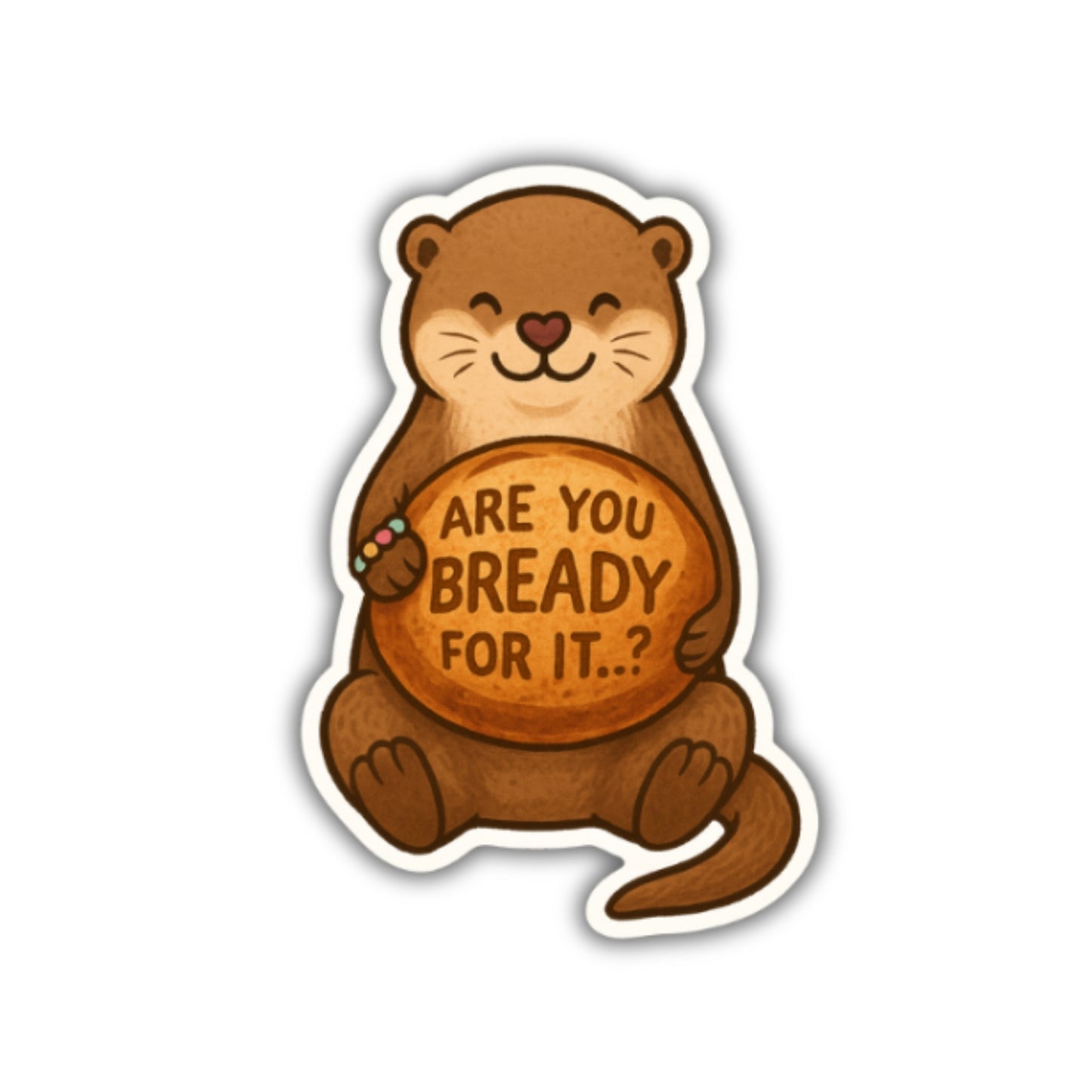 Sourdough Otter Sticker