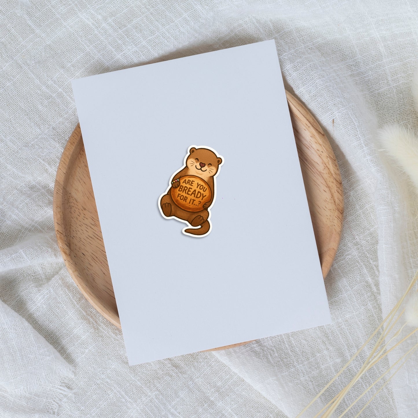 Sourdough Otter Sticker